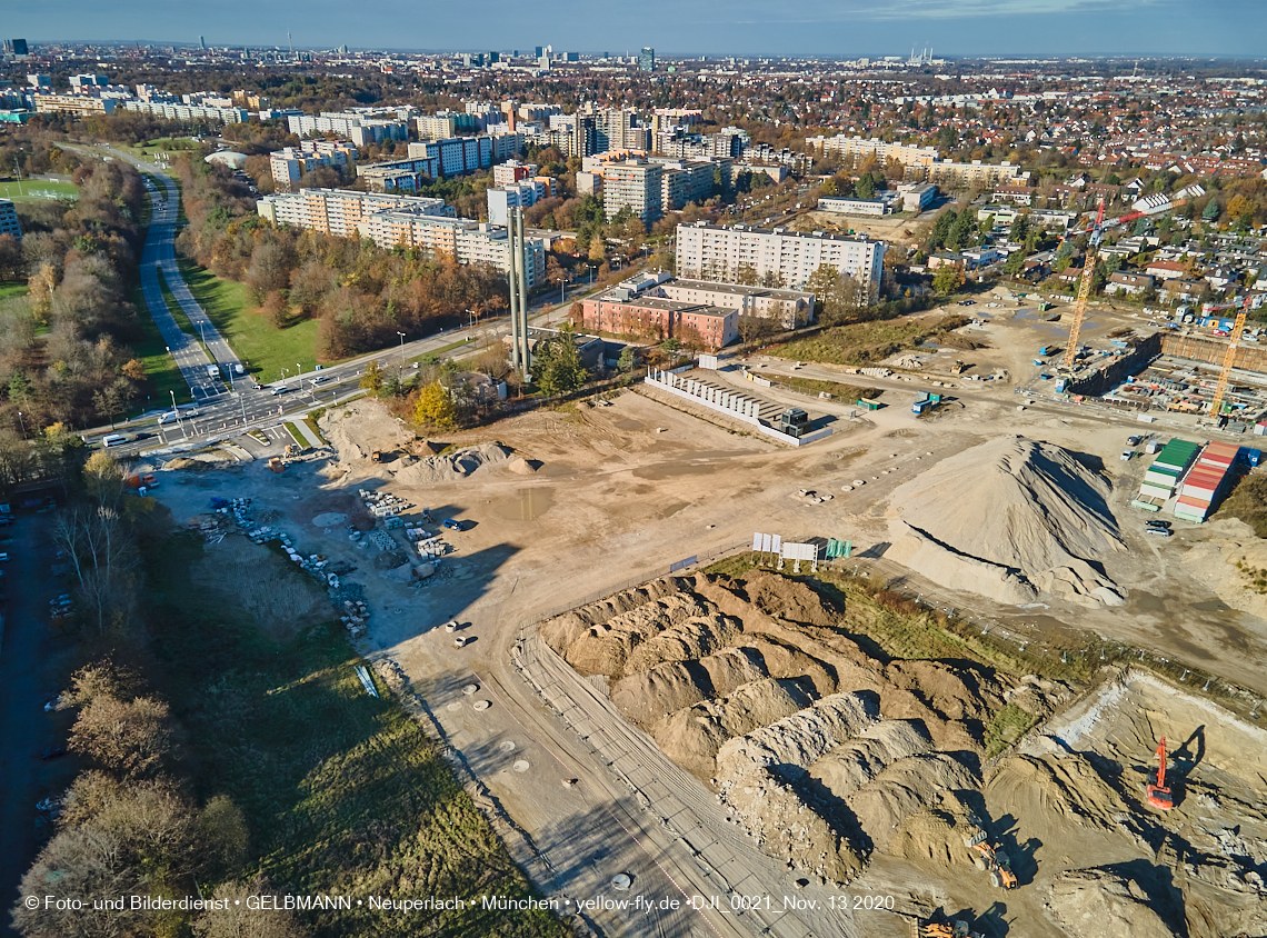 13.11.2020 - Piederstorfer Gelände und Alexisqaurtier am Karl-Marx-Ring in Neuperlach 13.11.2020 - Piederstorfer Gelände und Alexisqaurtier am Karl-Marx-Ring in Neuperlach
